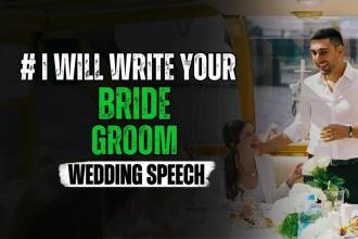 craft a wedding speech for the bride or groom