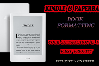 format your book for kindle and paperback