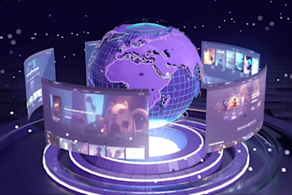 create 3d blockchain animation, 3d explainer video, blockchain explainer