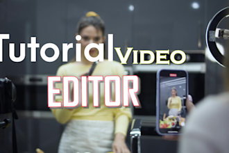 do tutorials video editing