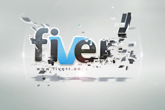 create amazing logo intro animation video HD
