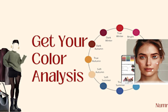 do your color analysis and create a seasonal color palette