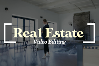 do real estate video editing
