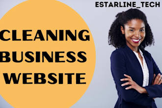 build cleaning website, home cleaning, janitorial, office cleaning website