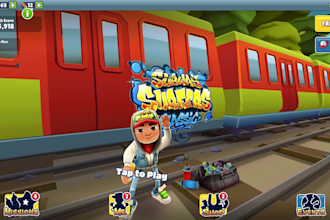 record subway surfers PC full gameplay HD 60fbs, 2k 60fbs, for your social media