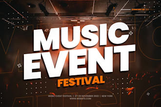 create a banger event promo, festival, nightclub, concert video