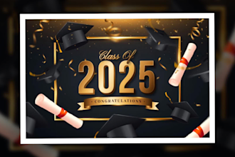 do a graduation photo slideshow video up to 500 photos