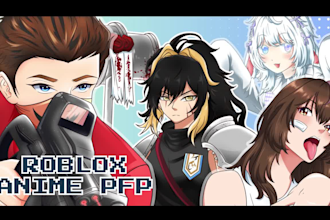create an anime style pfp of your roblox avatar