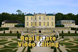 edit a professional real estate video