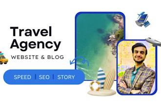create a professional SEO wordpress blog for your travel agency website