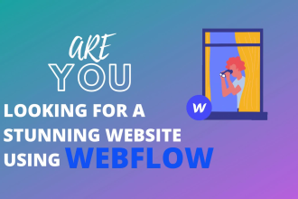 design a stunning website using webflow