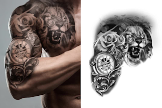create authentic custom tattoo design within 6 hours