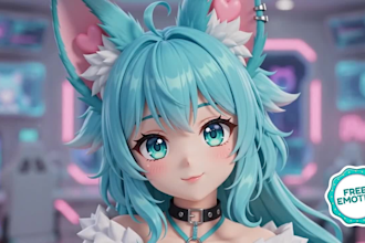 create custom vroid vtuber model and 3d avatar for vrchat