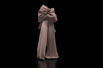 render realistic 3d cloth design, 3d fashion rendering, cgi garment animation