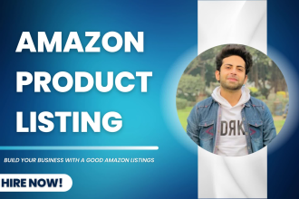 do amazon listing optimization, SEO amazon product listing, images design