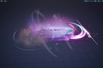 create vfx or visual effects in unreal engine 4 and 5