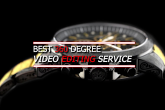 do product images 360 degree rolling video editing