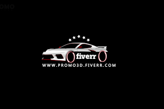 make custom 2d logo animation intro, outro video