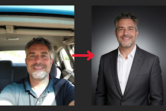 turn your selfies into professional business headshots