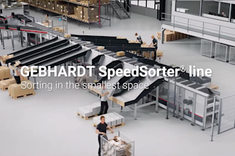 create 3d industrial animation product machinery and warehouse automation video