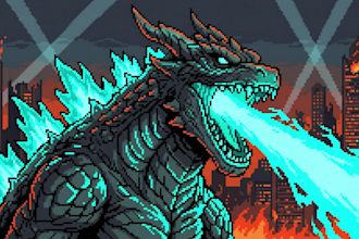 draw pixel art character, background and scene for your game