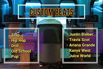 produce an exclusive hiphop or trap beat for you
