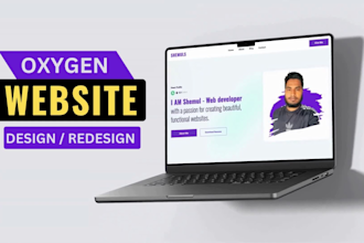 be your oxygen builder expert for oxygen wordpress website , oxygen portfolio