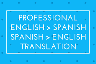 translate english into spanish and vice versa 150 words