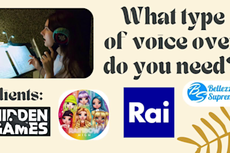 record your italian female voice over in 24 hours