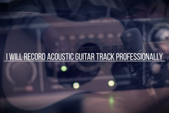 record acoustic guitar track professionally