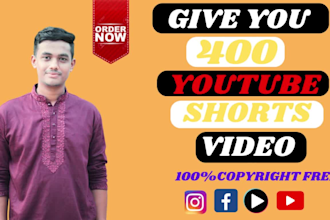 create 400 youtube shorts video viral bulk finance motivational shorts video