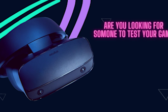 professionally game test and review your game