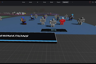 make roblox combat and movement animations