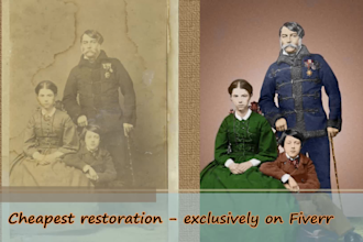 restore, repair, fix damaged photo, image restore