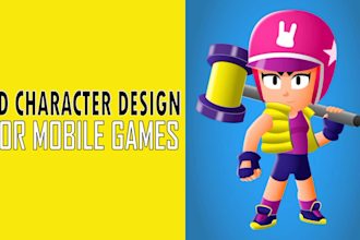 design 2d characters for mobile games