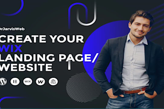 do professional wix website design and wix landing page design