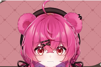 draw and rig live2d model, 2d vtuber model, vtuber rigging, live2d rigging