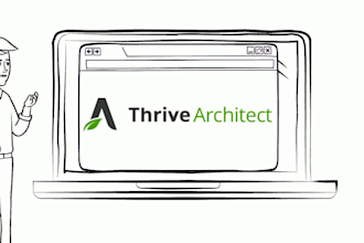 design a responsive wordpress website using thrive architect