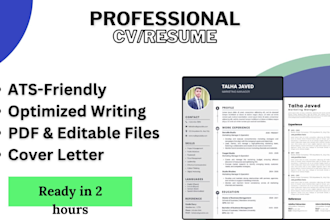 be your professional CV maker