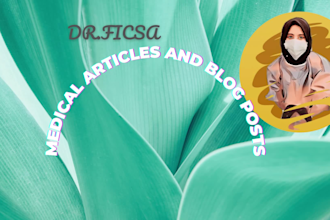write health and medical related articles