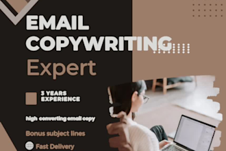 craft compelling sales sequences and email copy that converts expert copywrite