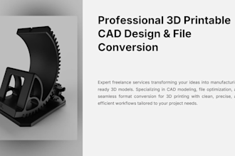 design 3d printable model and prototype for your product idea