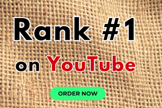 fast and organically promote youtube video, rank it on page1