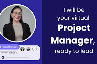 support your team as a project manager or project assistant