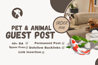 do pet guest post on high da pet blog with dofollow backlinks