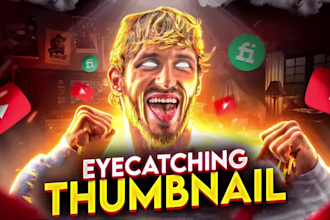 design amazing youtube thumbnail