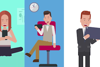 create 2d animation explainer video for sales and marketing