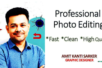 professional object face hair retouching