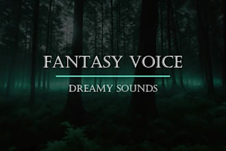 sing ethereal, celtic soundtrack vocals with dreamy melodies