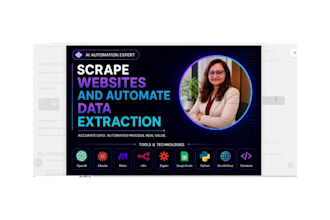 scrape websites and automate data extraction